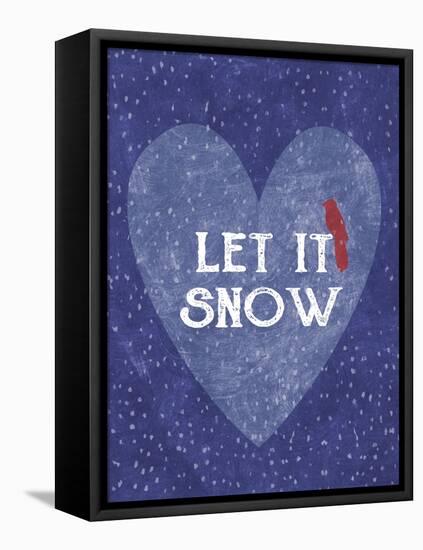 Let it Snow-Erin Clark-Framed Stretched Canvas