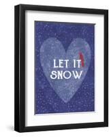 Let it Snow-Erin Clark-Framed Premium Giclee Print