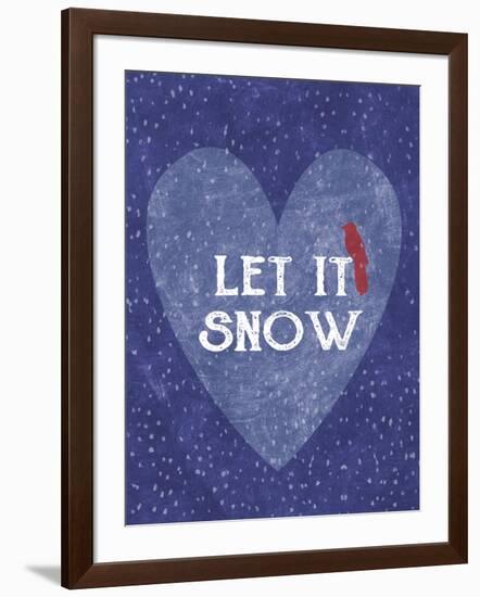 Let it Snow-Erin Clark-Framed Giclee Print