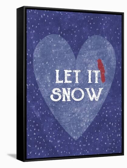 Let it Snow-Erin Clark-Framed Stretched Canvas