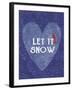 Let it Snow-Erin Clark-Framed Giclee Print