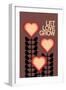 Let Love Grow Brown-Frances Collett-Framed Giclee Print