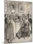 Let Me Think of the Comfortable Family Dinners., 1862, (1923)-Charles Edmund Brock-Mounted Giclee Print