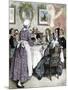 Let Me Think of the Comfortable Family Dinners., 1862, (1923)-Charles Edmund Brock-Mounted Giclee Print