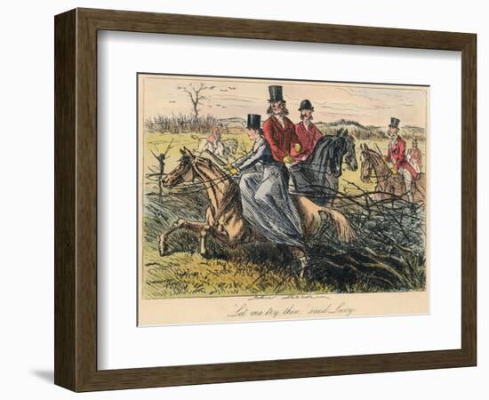 Let Me Try Them, Said Lucy, 1865-Hablot Knight Browne-Framed Giclee Print