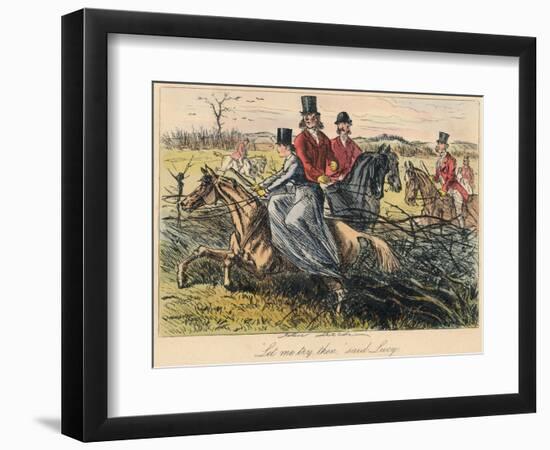 Let Me Try Them, Said Lucy, 1865-Hablot Knight Browne-Framed Giclee Print