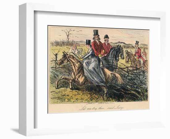 Let Me Try Them, Said Lucy, 1865-Hablot Knight Browne-Framed Giclee Print