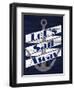 Let's Anchor I-SD Graphics Studio-Framed Art Print