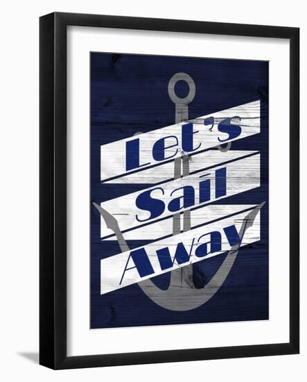 Let's Anchor I-SD Graphics Studio-Framed Art Print