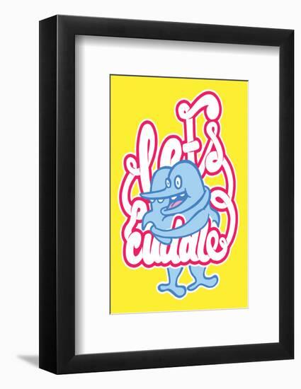 Let's Cuddle - Tommy Human Cartoon Print-Tommy Human-Framed Giclee Print