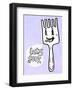 Let's Fork - Tommy Human Cartoon Print-Tommy Human-Framed Art Print