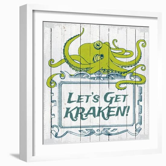 Let's Get Kraken-null-Framed Giclee Print