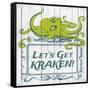 Let's Get Kraken-null-Framed Stretched Canvas