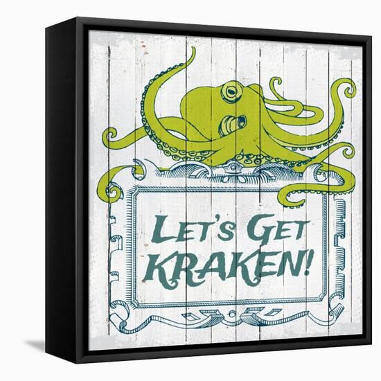 Let's Get Kraken-null-Framed Stretched Canvas