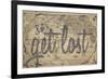 Let's Get Lost - 1562, World Map-null-Framed Giclee Print