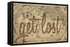 Let's Get Lost - 1562, World Map-null-Framed Stretched Canvas