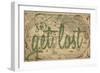 Let's Get Lost - 1562, World Map-null-Framed Premium Giclee Print