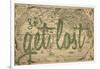 Let's Get Lost - 1562, World Map-null-Framed Giclee Print