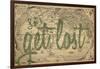 Let's Get Lost - 1562, World Map-null-Framed Giclee Print