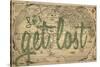 Let's Get Lost - 1562, World Map-null-Stretched Canvas