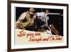 Let's Give Him Enough and on Time Poster-Norman Rockwell-Framed Giclee Print