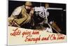 Let's Give Him Enough and on Time Poster-Norman Rockwell-Mounted Giclee Print