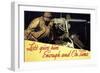 Let’s Give Him Enough and on Time-Norman Rockwell-Framed Giclee Print