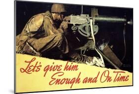 Let’s Give Him Enough and on Time-Norman Rockwell-Mounted Giclee Print