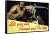 Let’s Give Him Enough and on Time-Norman Rockwell-Framed Stretched Canvas