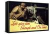 Let’s Give Him Enough and on Time-Norman Rockwell-Framed Stretched Canvas
