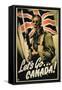 Let's Go Canada!', 1st World War Poster-null-Framed Stretched Canvas