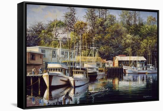 Let's Go Fishing-Nicky Boehme-Framed Stretched Canvas