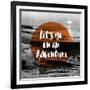 Let's Go on an Adventure 2-null-Framed Giclee Print