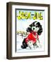 Let's Go Sledding - Jack and Jill, January 1971-Irma Wilde-Framed Premium Giclee Print