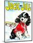 Let's Go Sledding - Jack and Jill, January 1971-Irma Wilde-Mounted Premium Giclee Print