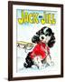 Let's Go Sledding - Jack and Jill, January 1971-Irma Wilde-Framed Giclee Print