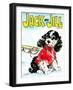 Let's Go Sledding - Jack and Jill, January 1971-Irma Wilde-Framed Giclee Print