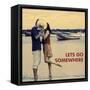 Let's Go Somewhere-Westmorland Michele-Framed Stretched Canvas