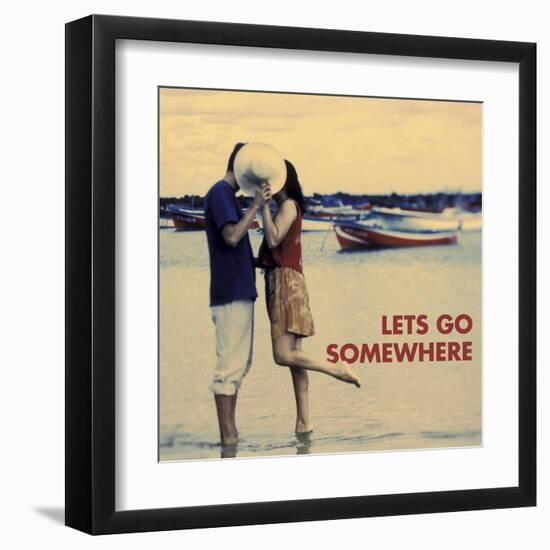 Let's Go Somewhere-Westmorland Michele-Framed Art Print