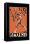 Let's Go! U.S. Marines-null-Framed Stretched Canvas