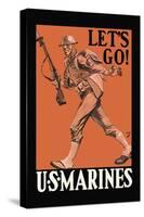 Let's Go! U.S. Marines-null-Stretched Canvas