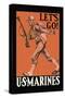 Let's Go! U.S. Marines-null-Stretched Canvas