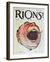 Let's Laugh', Cover of "Rions" Magazine, 1908 (Colour Litho)-Wallace-Framed Giclee Print