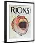 Let's Laugh', Cover of "Rions" Magazine, 1908 (Colour Litho)-Wallace-Framed Giclee Print