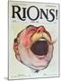 Let's Laugh', Cover of "Rions" Magazine, 1908 (Colour Litho)-Wallace-Mounted Giclee Print