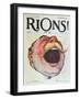 Let's Laugh', Cover of "Rions" Magazine, 1908 (Colour Litho)-Wallace-Framed Giclee Print