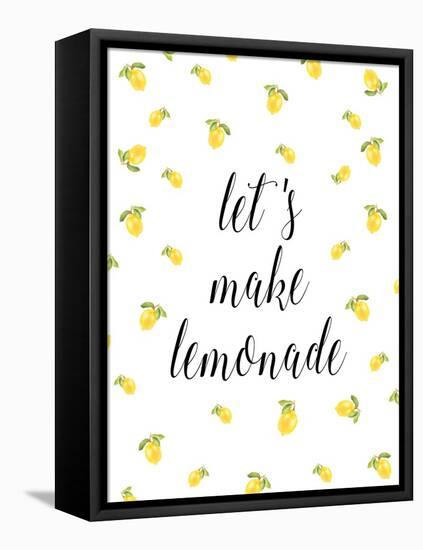 Let's Make Lemonade-Lanie Loreth-Framed Stretched Canvas