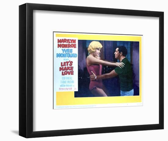 Let's Make Love - Lobby Card Reproduction-null-Framed Photo