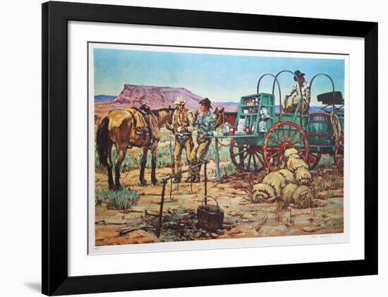 Let's move 'em-Noel Daggett-Framed Limited Edition