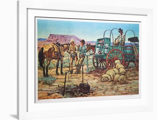 Let's move 'em-Noel Daggett-Framed Limited Edition